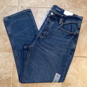 Old Navy High-Rise Slouchy Straight Crop Jean, 2, NWT